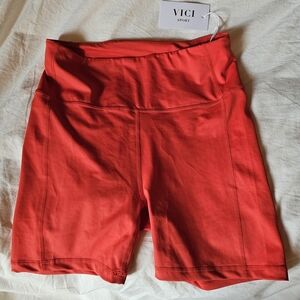 Vici Sport Red Bike Shorts